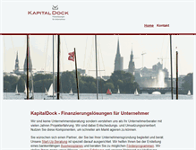 Tablet Screenshot of kapitaldock.de